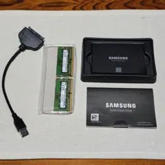 Samsung 870EVO 500GB SATA SSD　換装キット セット