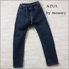 【azul by moussy】m/カット デニム スウェット デニム パンツ