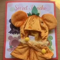 ディズニーストア シークレットポンチョ　オレンジ