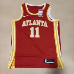新品】NIKE NBA ホークス トレイヤング ユニフォーム L 48 赤 - メルカリ