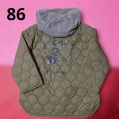 ミッキーマウス　キルティングジャケット　86