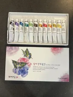 ALPHA DYE COLORS アクリル絵具 12色セット