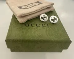 ※写真追加　GUCCI グッチ インターロッキング ピアス GG ロゴ