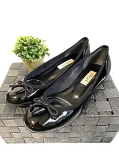 faon◾️ファオン◾️エナメル◾️バレエシューズ◾️フラット◾️22.5cm