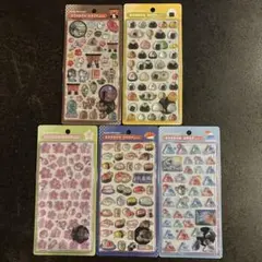 正規品　和柄ボンボンドロップシール　5種類　セット売り