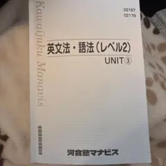 河合塾マナビス 英語 英文読解・解釈(レベル2)UNIT⑤ テキスト - メルカリ