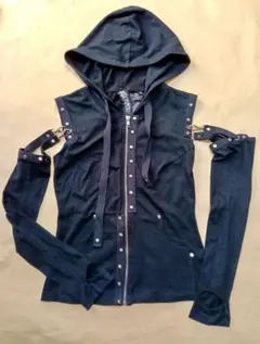 リップサービス アームカバー付 パーカー ベスト S y2k