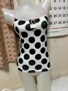 ワコール Wacoal MICRO BODY 水玉柄キャミソールM