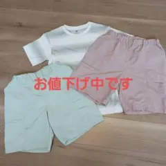 UNIQLO 半ズボン 2枚セット 150 　　　　半袖Tシャツ　140