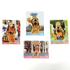 【当時物】ディズニー コレクションカード プルート 4枚セット