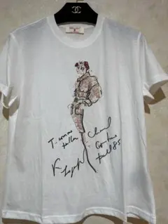 Chanel イラスト Tシャツ ホワイトのサムネイル