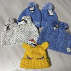 キッズ ニット帽 フリーサイズ