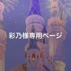 彩乃様専用ページ