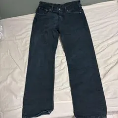 Levi's ダークグレー ストレートデニム