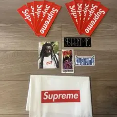 Supreme Box Logoステッカー10枚+オマケ4枚、旧ショッパーセット