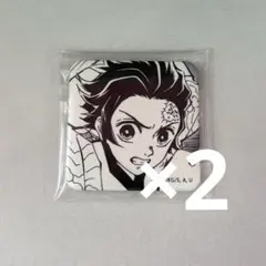 鬼滅の刃 ダイニング お楽しみくじ 台本表紙イラストスクエア缶バッジ