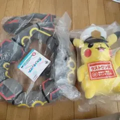 ポケモン　黒いレックウザ　キャプテンピカチュウ