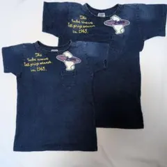 エフオーキッズ　ダメージデニムTシャツ 140cm 、120cm　二枚
