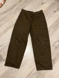 UNIQLO Ｕワイドフィットチノ　ブラウン