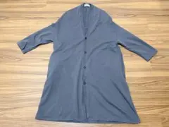 zucca (ズッカ)、裏毛ロングカーディガン☆チャコールグレー