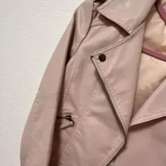 ZARA ライダースジャケット ピンク