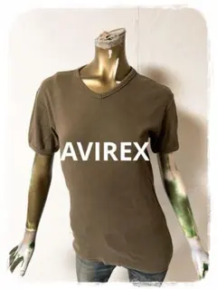 ☘️T19572☘️AVIREX 半袖 Vネック Tシャツ S
