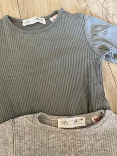 ZARA リブ長袖60