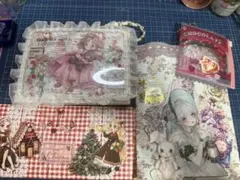 とこちゃんのおすそ分け『コラージュ素材セット フリルポーチ付き』のサムネイル