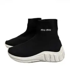 miu miu ソックスブーツ ソックススニーカーのサムネイル