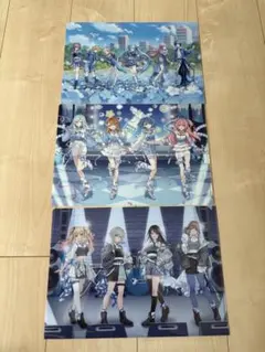 プロジェクトセカイ初音ミク×クリアファイル　３枚セット