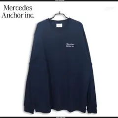 MERCEDES ANCHOR INC ロゴプリントロングスリーブカットソー