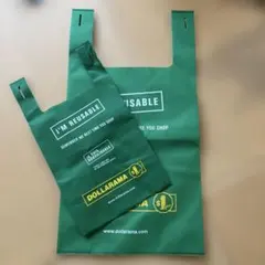 DOLLARAMA エコバッグ 2枚セット