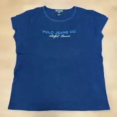 Polo Jeans Co. ポロジーンズラルフローレン ネイビー Tシャツ L