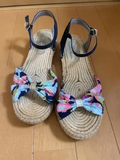 ORiental TRaffic 花柄リボンフラットサンダルのサムネイル
