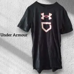✨１点限り✨Under Armour ブラック Tシャツ ロゴプリント キッズ