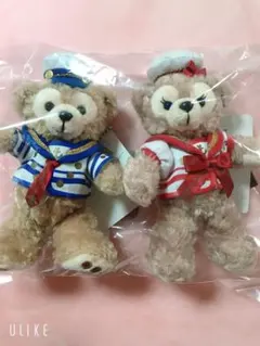 【新品タグ付き】ジャニーウィズダッフィー　ぬいぐるみバッジ