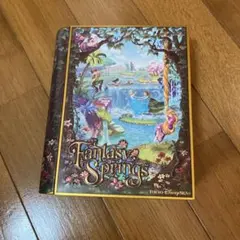 ディズニー ファンタジースプリングス 缶 本 ブック型缶