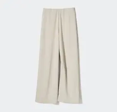 UNIQLO クレープジャージーストレートパンツ ユニクロ