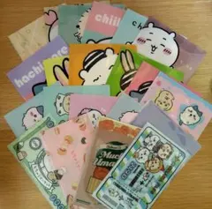 ちいかわ　クリアファイル、マルチケース　21点　ノベルティ