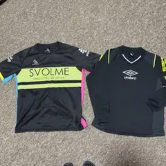 SVOLME サッカーTシャツ　xs アンブロ　厚手ピステ 140