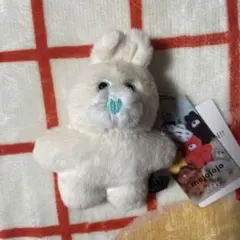 mojojojo ローリーズ　トイキーホルダー　ホワイト　うさぎ