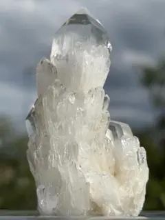 ✳可愛い❗️高透明キラキラ❤️極みの逸品 強いパワー 天然水晶クラスター