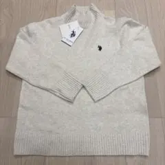 U.S.polo ASSN. ニット セーター アイボリー L