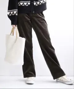 ダークブラウン ワイドパンツ M コーデュロイ　完売品