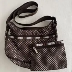 レスポートサック　ポルカドット　ポーチ付き