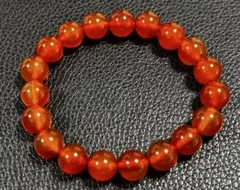 天然石ブレスレット 高品質カーネリアン 10mm AAAランク ユニセックス