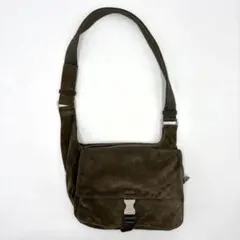PRADA Archive 99s Suede Shoulder Bag Y2K