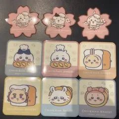 ちいかわベーカリー ノベルティ コースター　6種　さくらコースター　全3種
