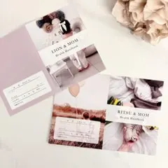 母子手帳カバー お薬手帳カバー 写真 フォト ハンドメイド