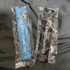 THE ORAL CIGARETTES タグキーホルダーセット　青　黒